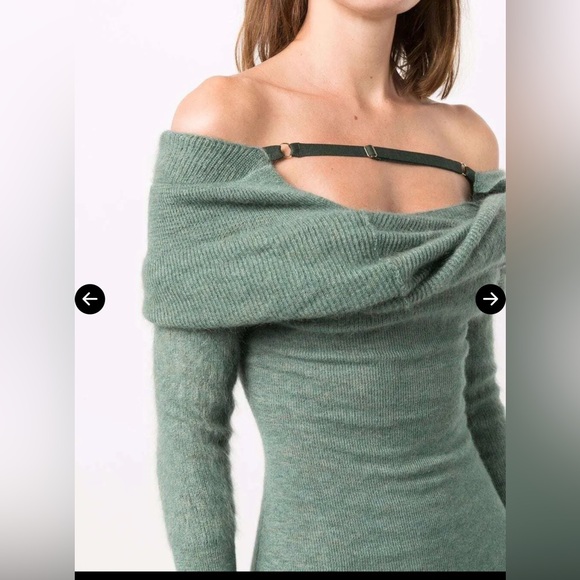 Jacquemus 🩶 La Robe Ascua Wool Knitted Dress - Picture 4 of 8